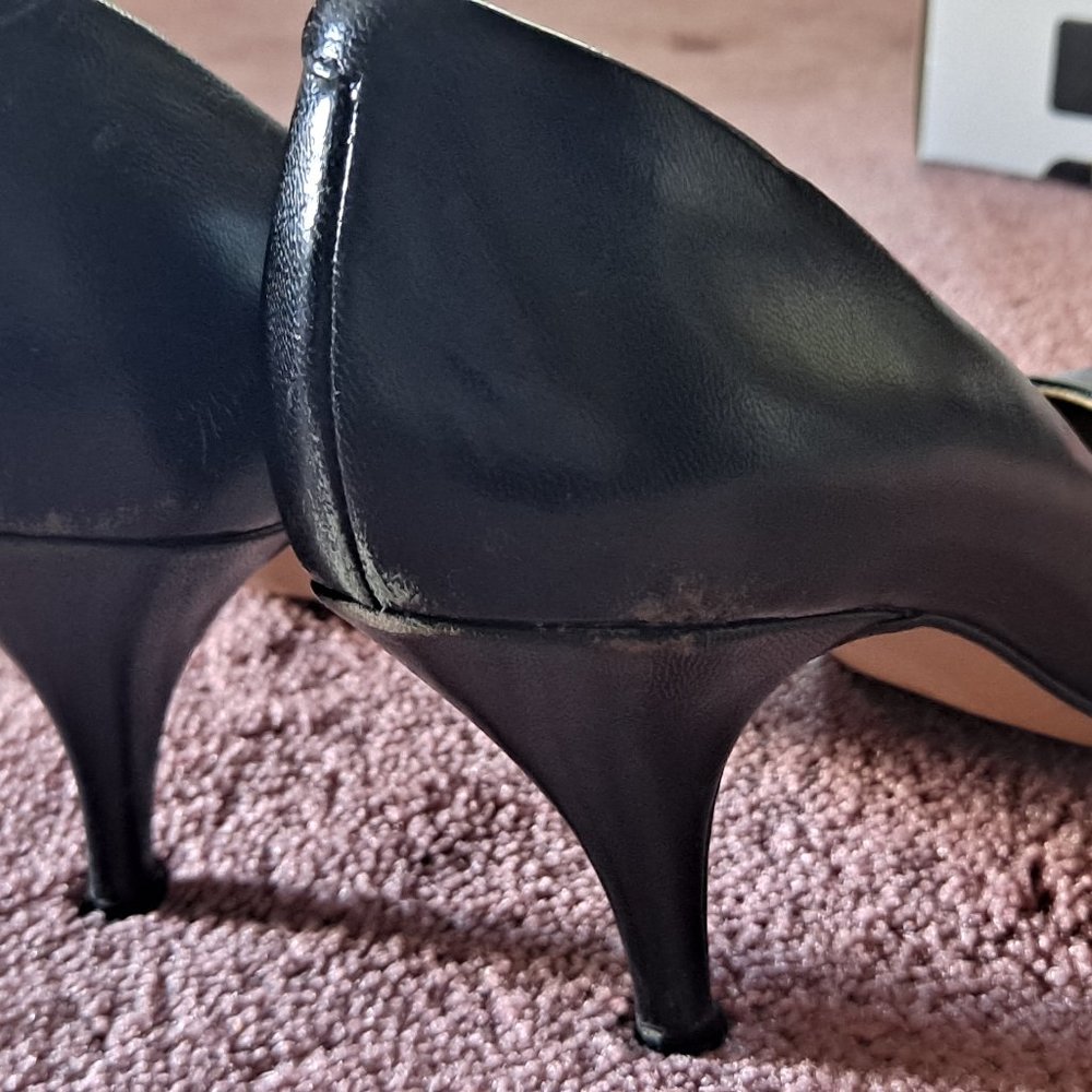 Vintage Black Bandolino High Heel Classic Pumps Size 7 - Picture 12 of 13